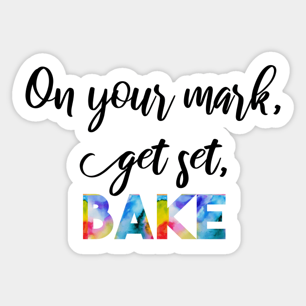 great british baking show: on your mark, get set, bake! Sticker by victoriaarden